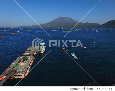 Aerial view of Kaigata Fishing Port 38084264
