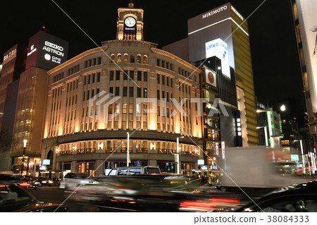 Tokyo cityscape in Japan Ginza cityscape 38084333