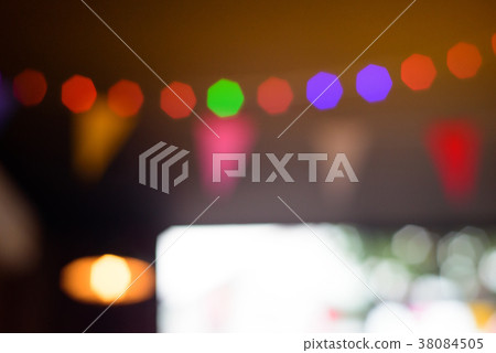A colorful bokeh shot was taken at night. A colorful bokeh shot was taken at night. 38084505