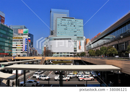 仙台站西口周圍的城市景觀 38086121