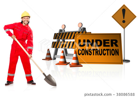 Concept of under construction for your webpage 38086588