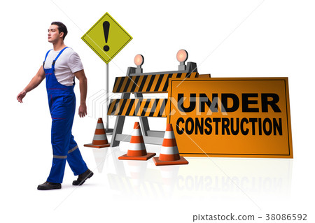 Concept of under construction for your webpage 38086592