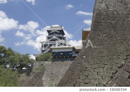 熊本城堡和兩個石牆 38086594
