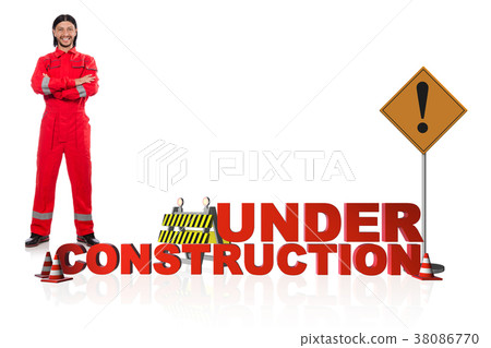 Concept of under construction for your webpage 38086770