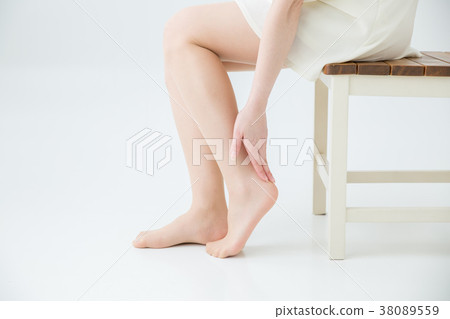 Woman who cares about ankle 38089559
