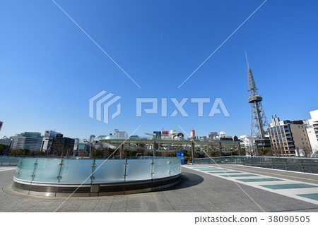 名古屋市容綠洲21和電視塔 38090505