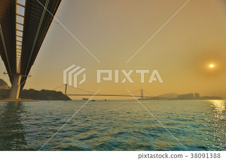 Ting Kau Bridge at Hong kong 2018 38091388