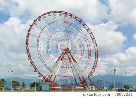 Ferris wheel on the embankment of Batumi Ferris wheel on the embankment of Batumi 38092221