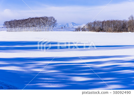 十勝地區的雪景 十勝地區的雪景 38092490