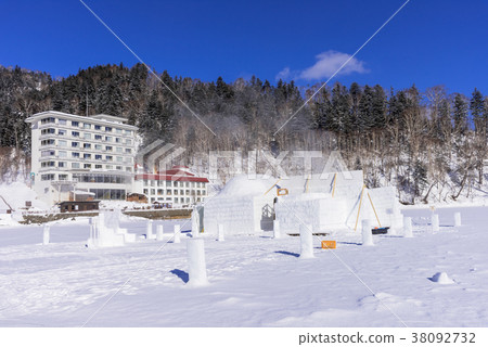 冬天季節的塔湖 冬天季節的塔湖 38092732