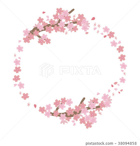 Cherry frame circle Cherry frame circle 38094858