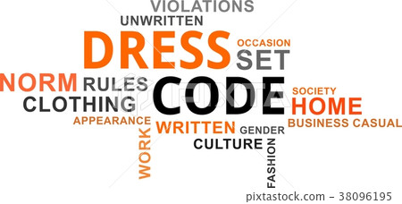 word cloud - dress code word cloud - dress code 38096195