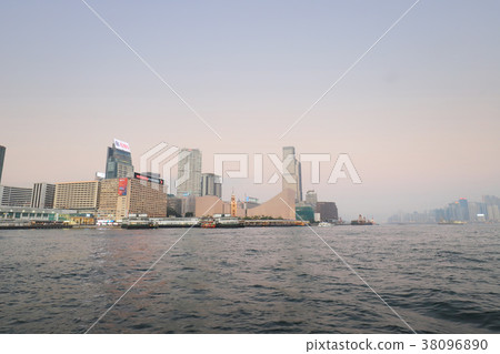 tst from Victoria Harbour of ferry terminal tst from Victoria Harbour of ferry terminal 38096890