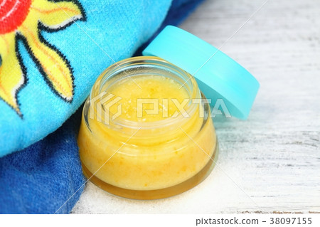 Natural orange sugar scrub  good for perfect skin 38097155
