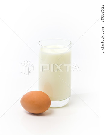 milk with egg, food and drink healthy breakfast milk with egg, food and drink healthy breakfast 38098522