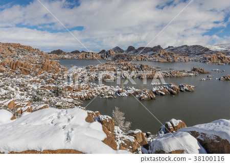 Winter Landscape at Watson Lake Prescott Arizona 38100116