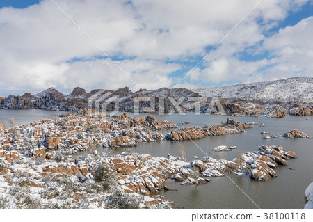 Winter Landscape at Watson Lake Prescott Arizona 38100118