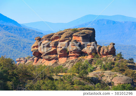 Cliff rocks panorama, Belogradchik, Bulgaria Cliff rocks panorama, Belogradchik, Bulgaria 38101296