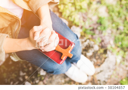 man praying on holy bible man praying on holy bible 38104857