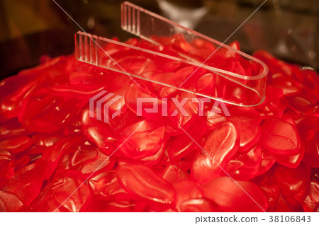 tranditional candies in confectionery store 38106843