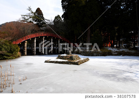 Niyu東京Hiya Shrine Taiko Bridge冰凍池塘 38107578