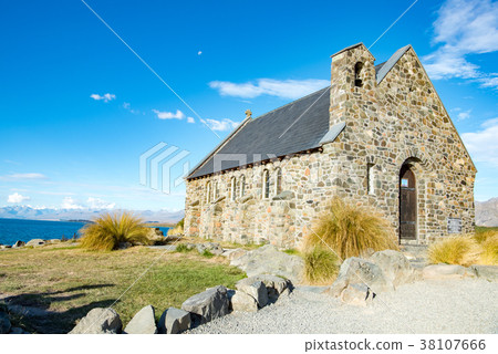 The chapel of the good shepherd of Lake Tekapo 38107666