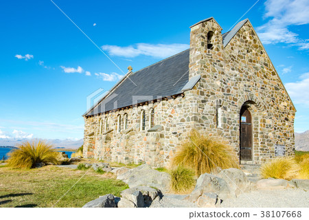 The chapel of the good shepherd of Lake Tekapo The chapel of the good shepherd of Lake Tekapo 38107668
