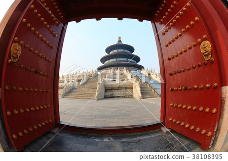 Temple of Heaven in Beijing ,the famous attraction Temple of Heaven in Beijing ,the famous attraction 38108395