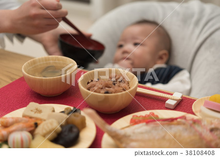 Beginning to eat Beginning to eat 38108408