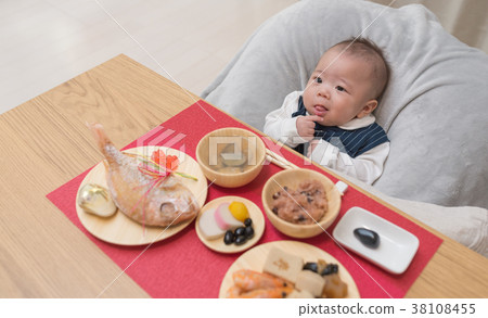 Beginning to eat 38108455