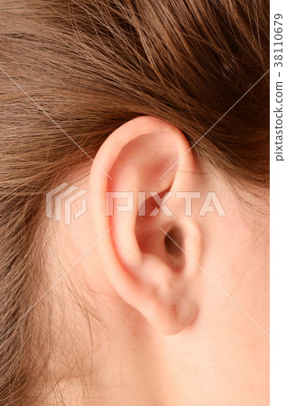 woman ear woman ear 38110679