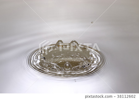 通過滴一滴水製成的水的表達 通過滴一滴水製成的水的表達 38112602