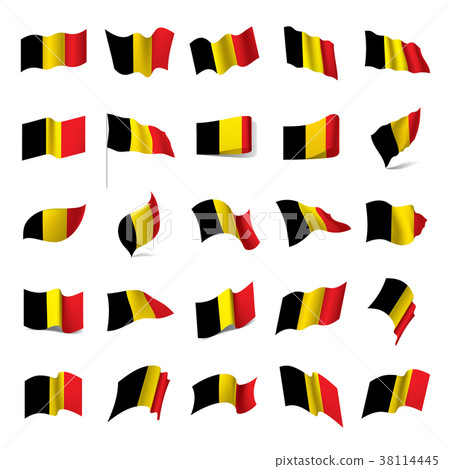 Flag of Belgium, Vector illustration 38114445