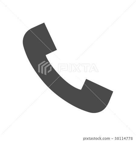 Phone Call Solid Icon - Stock Illustration [38114778] - PIXTA