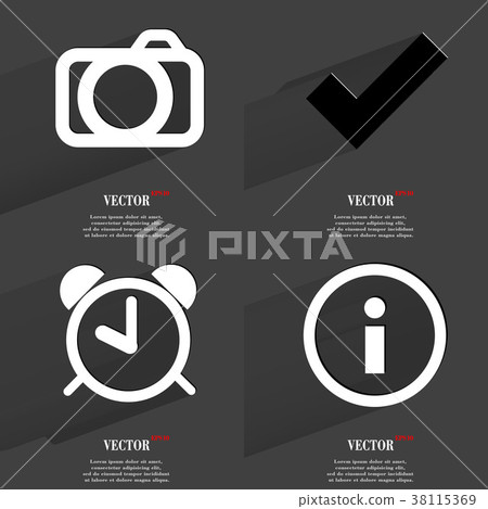 Set of icons. Collection symbols. Modern Flat web Set of icons. Collection symbols. Modern Flat web 38115369