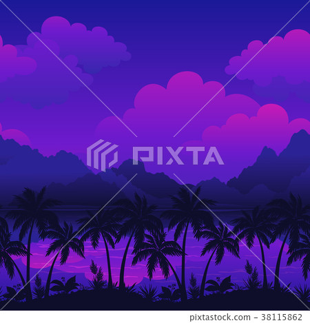 Exotic Seamless Landscape Exotic Seamless Landscape 38115862
