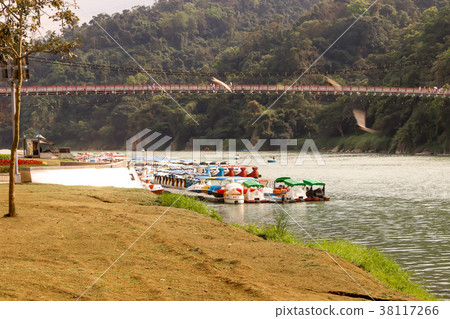 Closeup of Lanscape Riverside area of Bitan 38117266