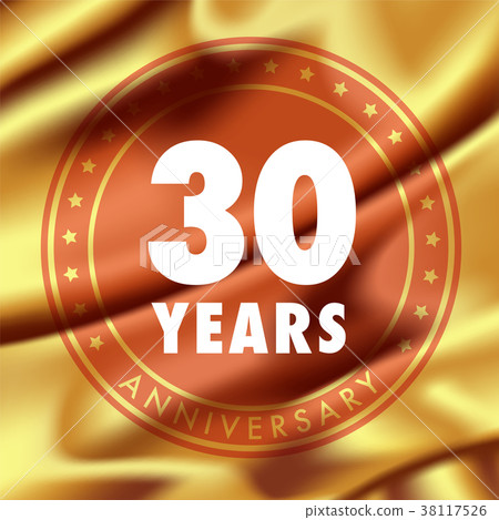 30 years anniversary vector icon, logo 38117526