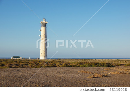 Lighthouse on Morro Jable beach on Jandia 38119928