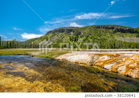 Iron Spring Creek in Yellowstone 38120641