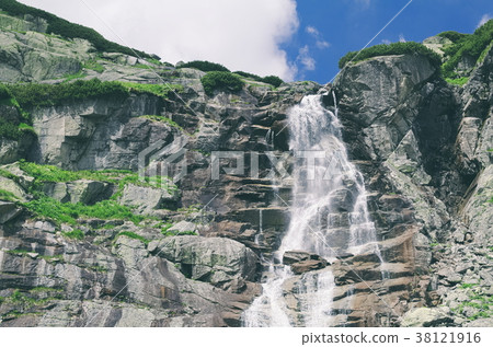 Skok Waterfall in High Tatras 38121916
