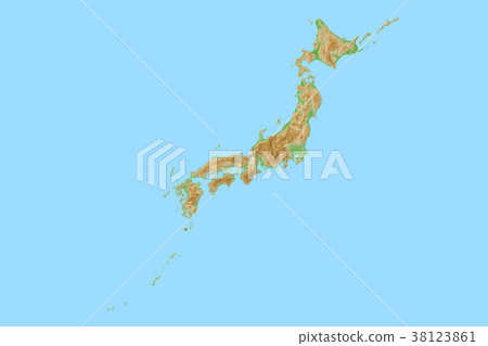Map of Japan  38123861
