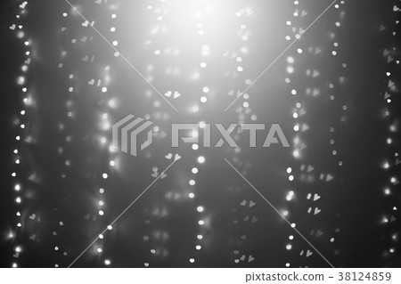 Shiny hearts and abstract lights background Shiny hearts and abstract lights background 38124859