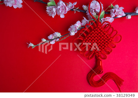 chinese new year festival decorations plum 38129349