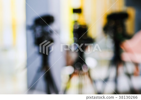 video camera shooting in studio 38130266