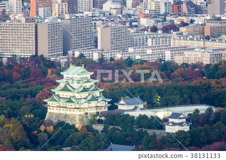 Aerial view Nagoya Castle Aerial view Nagoya Castle 38131133