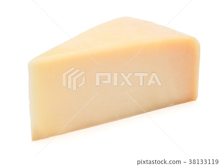 cheddar cheese isolated on white background 38133119