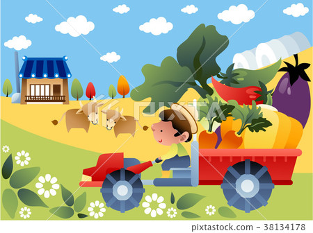 農民 少男 男孩 38134178