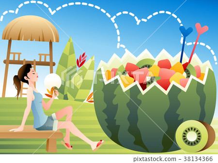 Summer food 38134366