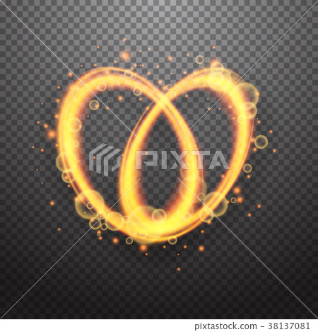 Shining light effect design element 38137081